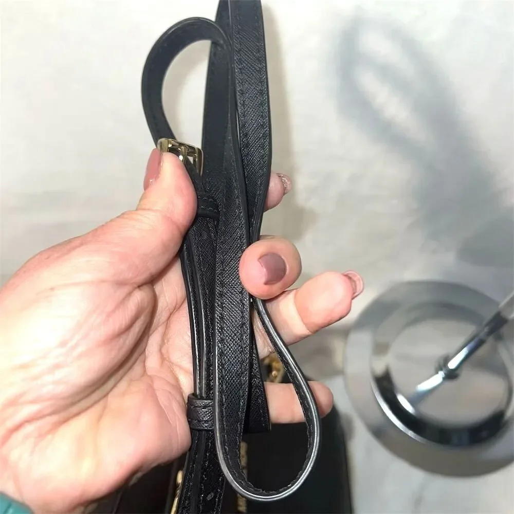 Michael Kors Jet Set Black Crossbody Bag Women's Handbag - Picture 7 of 12